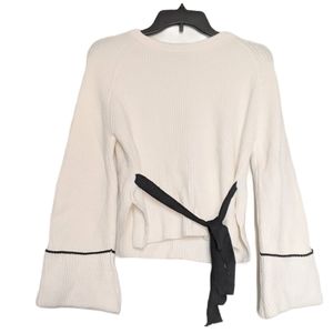 STORETS Crew Neck Sweater with Sash